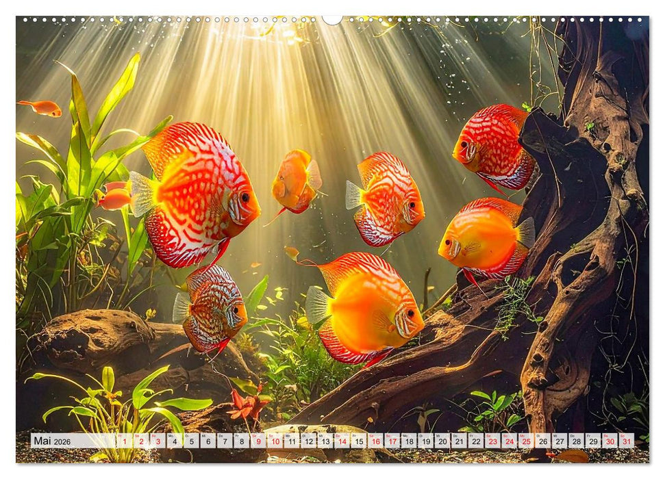 Amazonaslichter. Farben der Tiefe (CALVENDO Premium Wandkalender 2026)