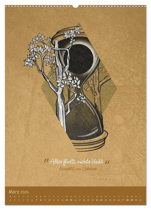 Jahresweisheiten (CALVENDO Premium Wandkalender 2026)