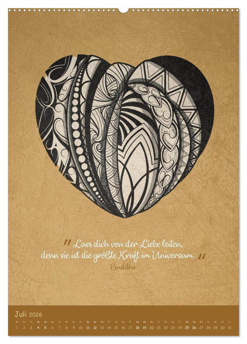 Jahresweisheiten (CALVENDO Premium Wandkalender 2026)