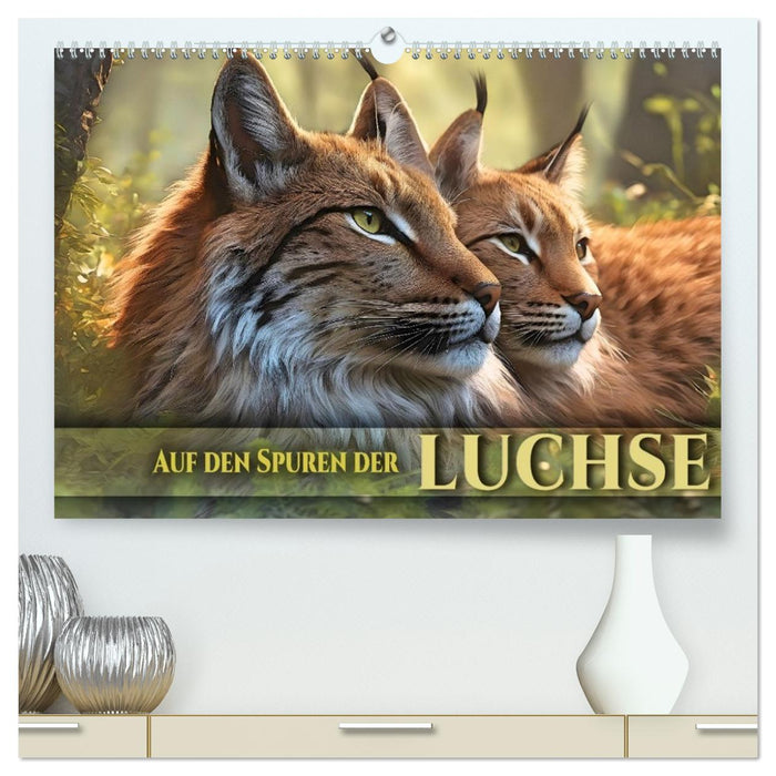 Auf den Spuren der Luchse (CALVENDO Premium Wandkalender 2026)