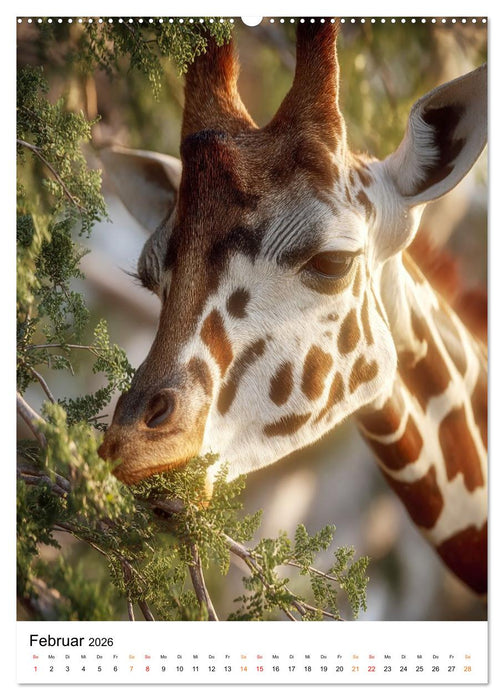 Giraffen - die Welt von oben betrachtet (CALVENDO Wandkalender 2026)