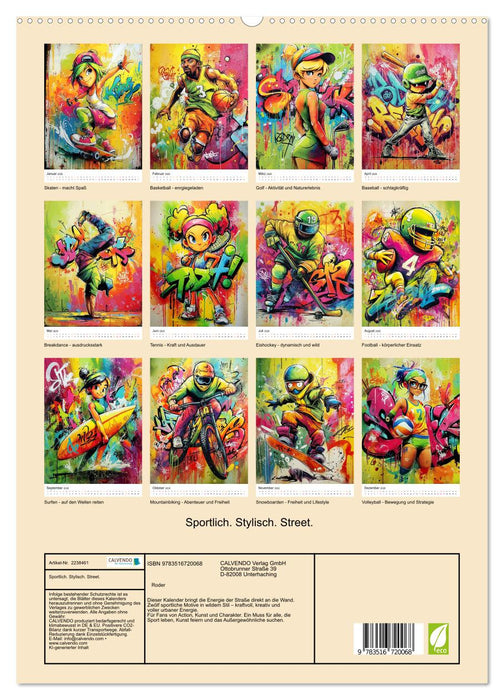 Sportlich. Stylisch. Street. (CALVENDO Premium Wandkalender 2026)