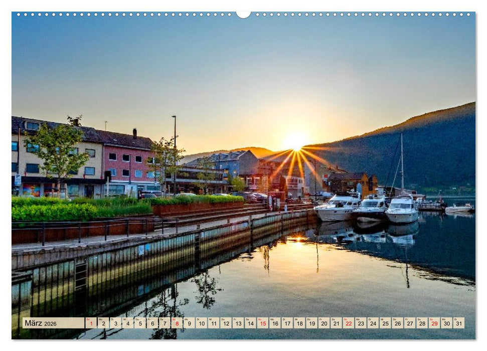 Königsroute Norwegens (CALVENDO Premium Wandkalender 2026)