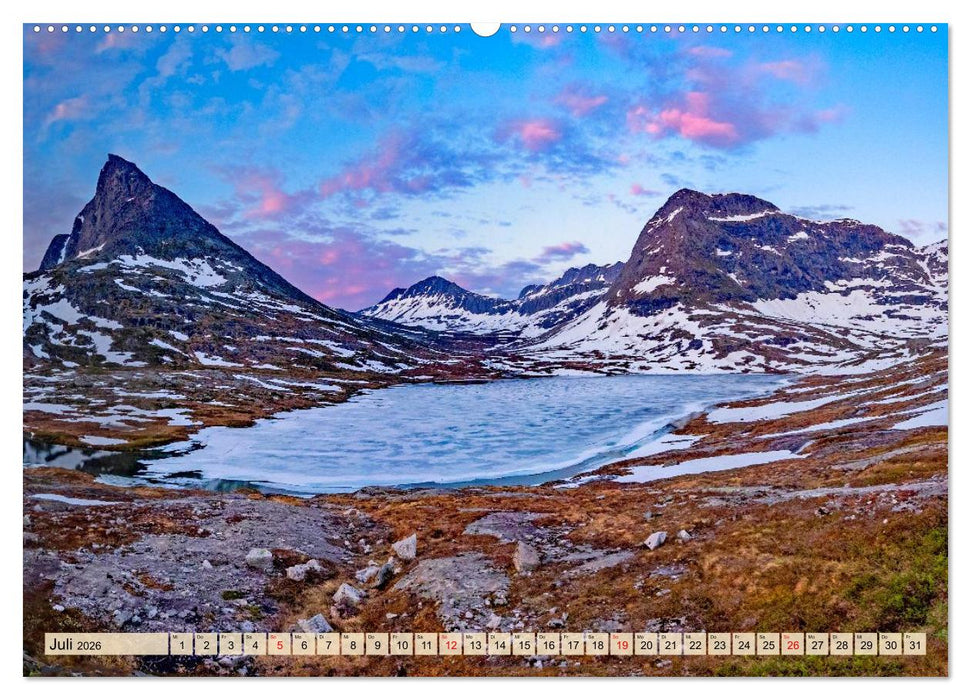 Königsroute Norwegens (CALVENDO Premium Wandkalender 2026)