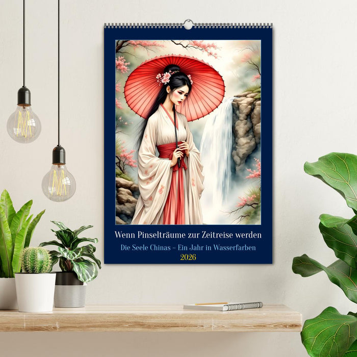 Wenn Pinselträume zur Zeitreise werden (CALVENDO Wandkalender 2026)