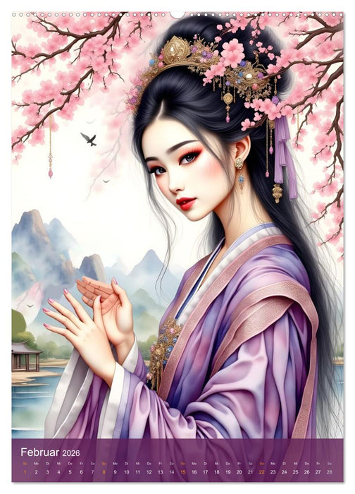 Wenn Pinselträume zur Zeitreise werden (CALVENDO Wandkalender 2026)