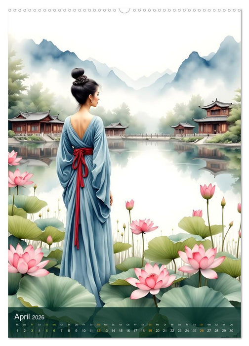 Wenn Pinselträume zur Zeitreise werden (CALVENDO Wandkalender 2026)