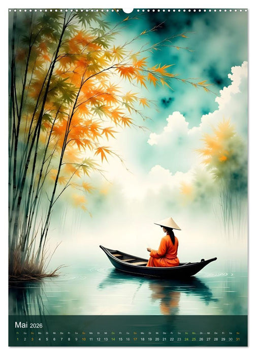 Wenn Pinselträume zur Zeitreise werden (CALVENDO Wandkalender 2026)