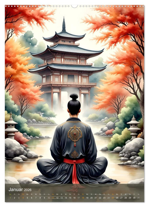 Wenn Pinselträume zur Zeitreise werden (CALVENDO Premium Wandkalender 2026)