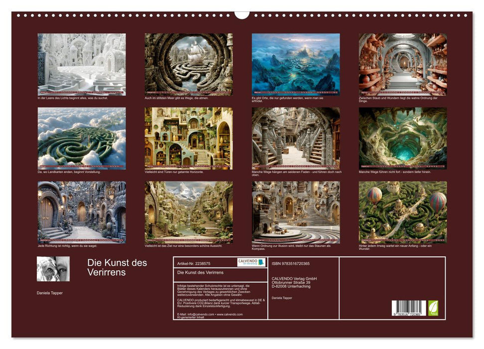 Die Kunst des Verirrens (CALVENDO Wandkalender 2026)