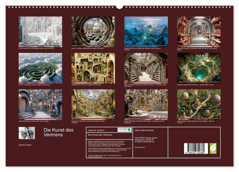 Die Kunst des Verirrens (CALVENDO Premium Wandkalender 2026)