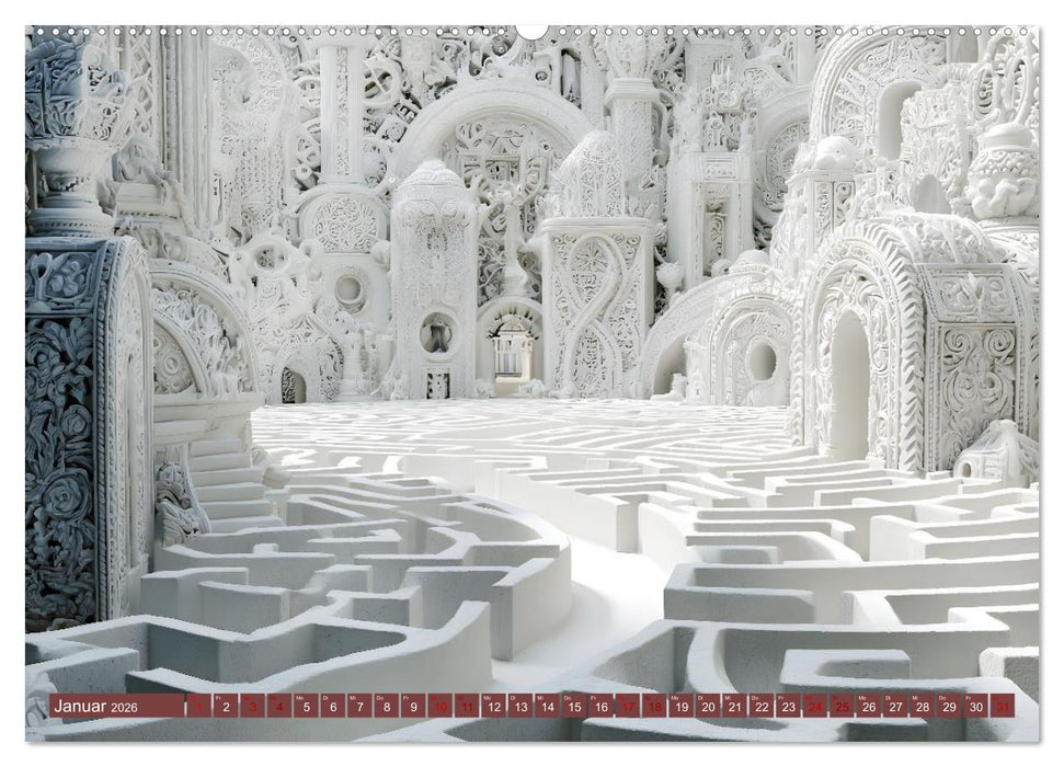 Die Kunst des Verirrens (CALVENDO Premium Wandkalender 2026)