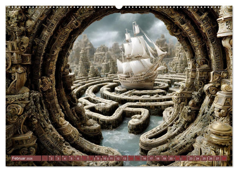 Die Kunst des Verirrens (CALVENDO Premium Wandkalender 2026)