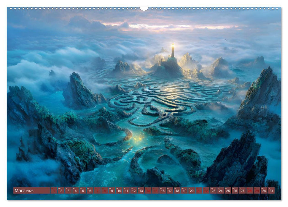 Die Kunst des Verirrens (CALVENDO Premium Wandkalender 2026)