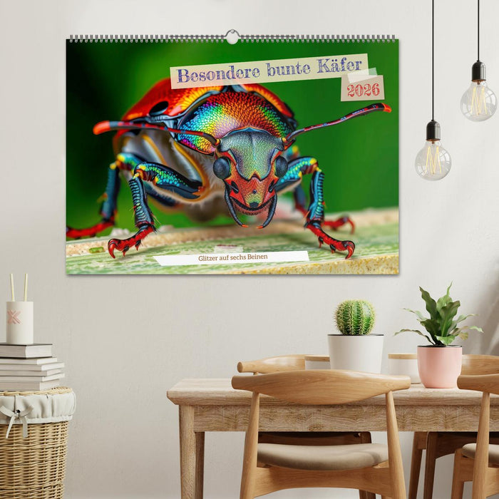 Besondere bunte Käfer (CALVENDO Wandkalender 2026)