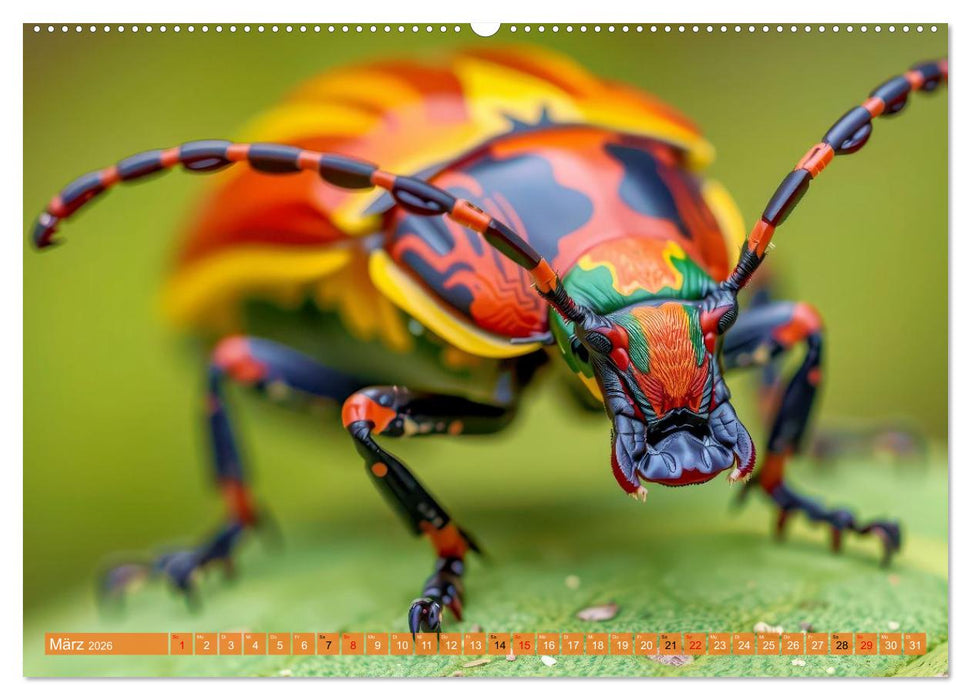 Besondere bunte Käfer (CALVENDO Wandkalender 2026)