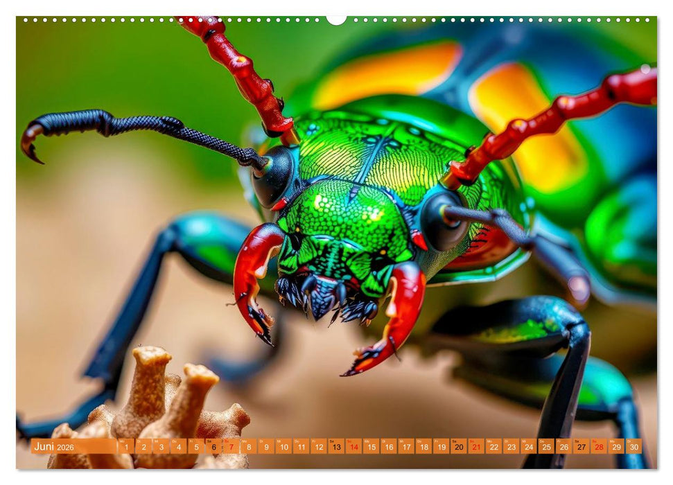 Besondere bunte Käfer (CALVENDO Wandkalender 2026)