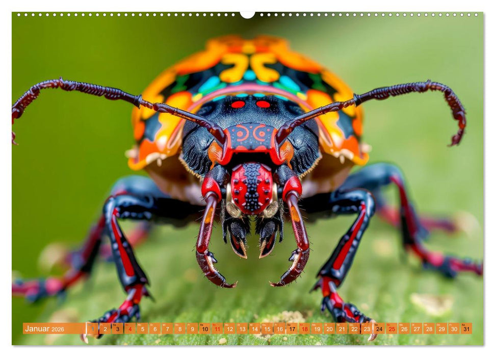 Besondere bunte Käfer (CALVENDO Premium Wandkalender 2026)