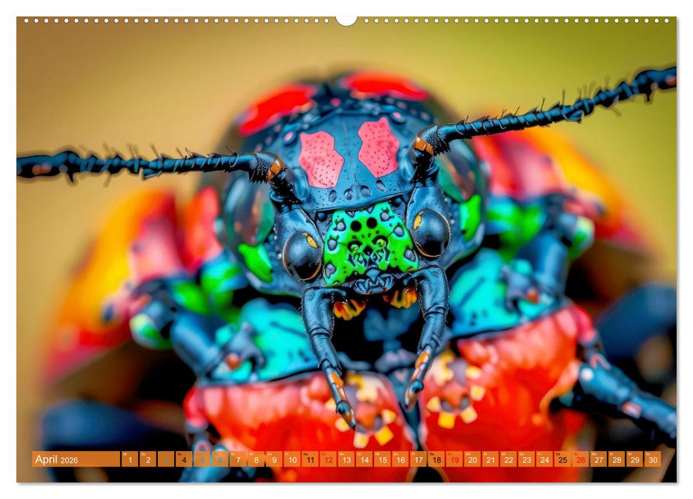 Besondere bunte Käfer (CALVENDO Premium Wandkalender 2026)