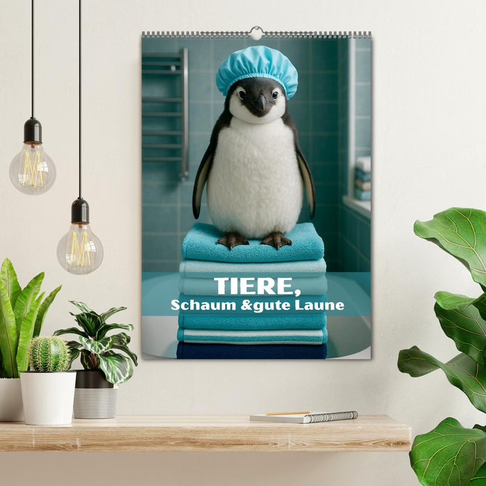 Tiere, Schaum und gute Laune (CALVENDO Wandkalender 2026)