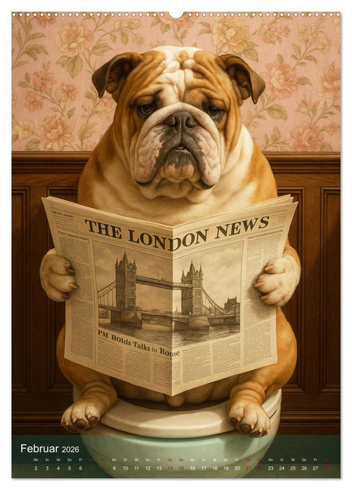 Tiere, Schaum und gute Laune (CALVENDO Wandkalender 2026)