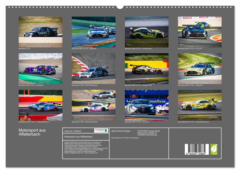 Motorsport aus Affalterbach (CALVENDO Premium Wandkalender 2026)