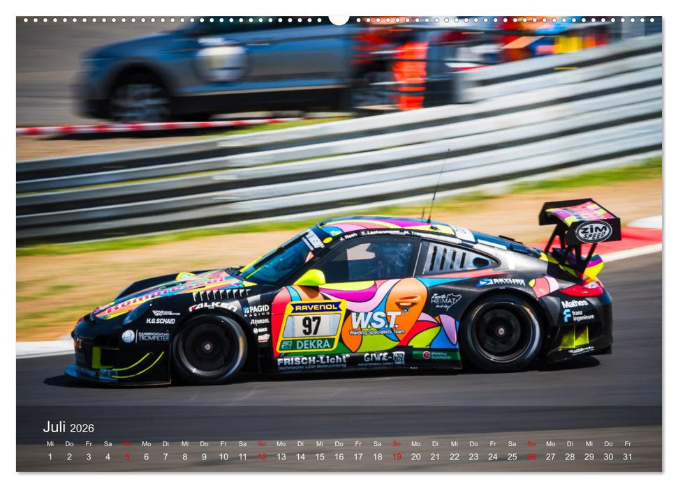 Motorsportkunst aus Weissach (CALVENDO Premium Wandkalender 2026)