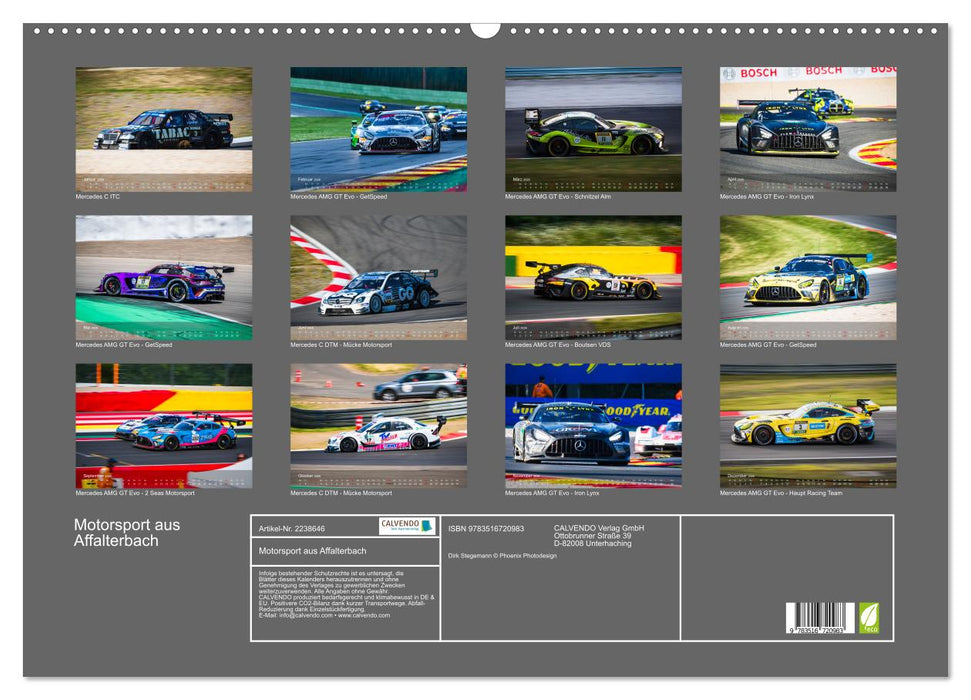 Motorsport aus Affalterbach (CALVENDO Wandkalender 2026)