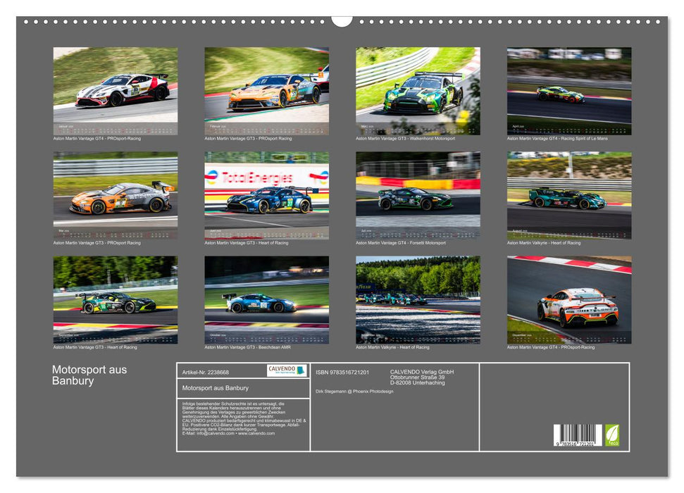 Motorsport aus Banbury (CALVENDO Wandkalender 2026)