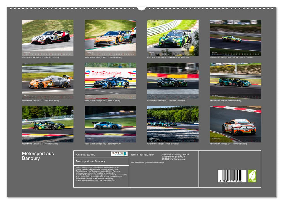 Motorsport aus Banbury (CALVENDO Premium Wandkalender 2026)