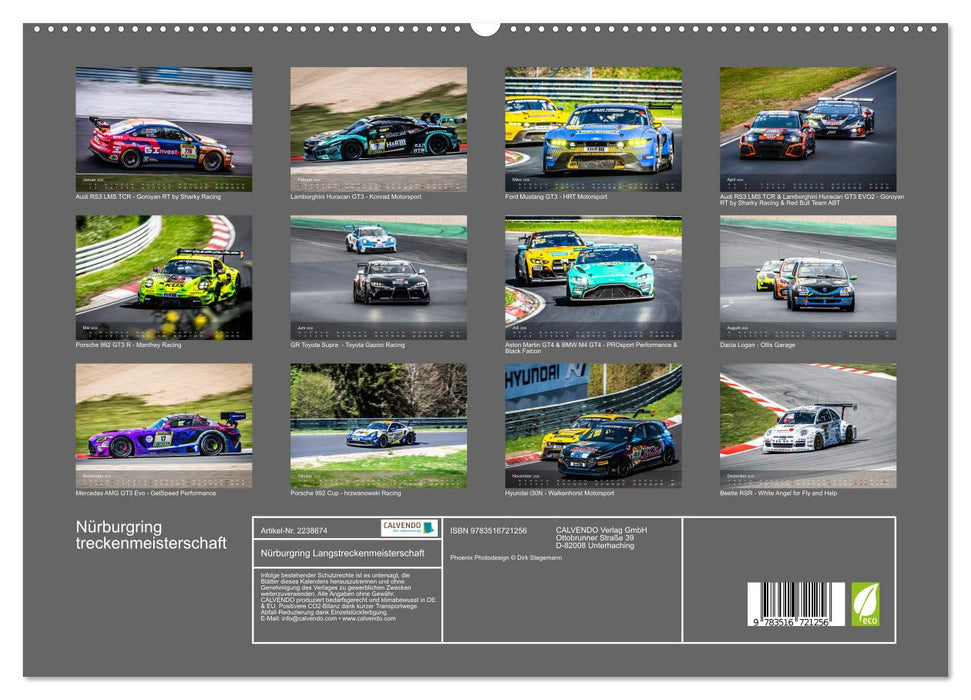 Nürburgring Langstreckenmeisterschaft (CALVENDO Premium Wandkalender 2026)