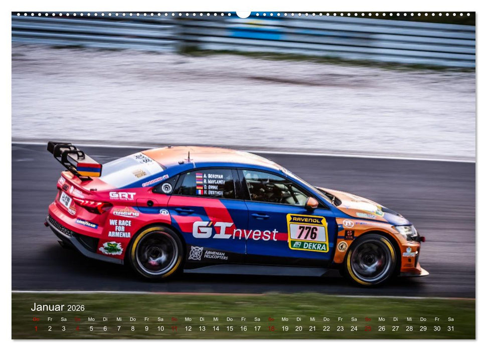 Nürburgring Langstreckenmeisterschaft (CALVENDO Premium Wandkalender 2026)