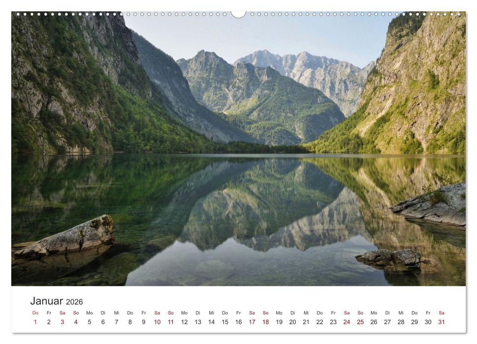Magie der Bergseen – Spiegelungen im Licht der Berge (CALVENDO Wandkalender 2026)