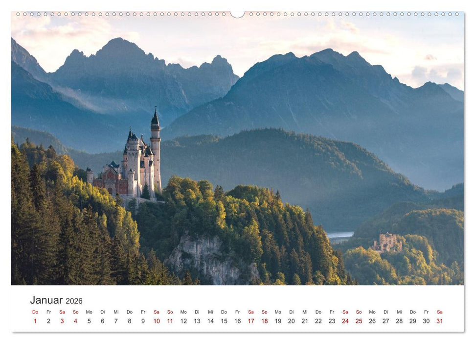 Deutschlands Landschaften 2026 – Von der Küste bis zu den Alpen (CALVENDO Wandkalender 2026)