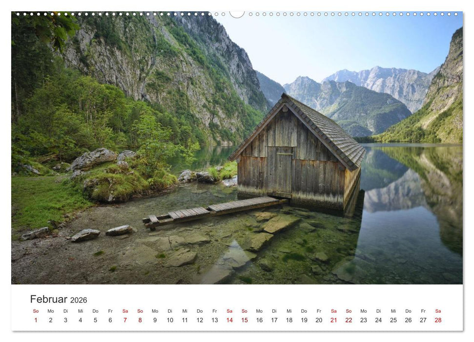 Deutschlands Landschaften 2026 – Von der Küste bis zu den Alpen (CALVENDO Wandkalender 2026)