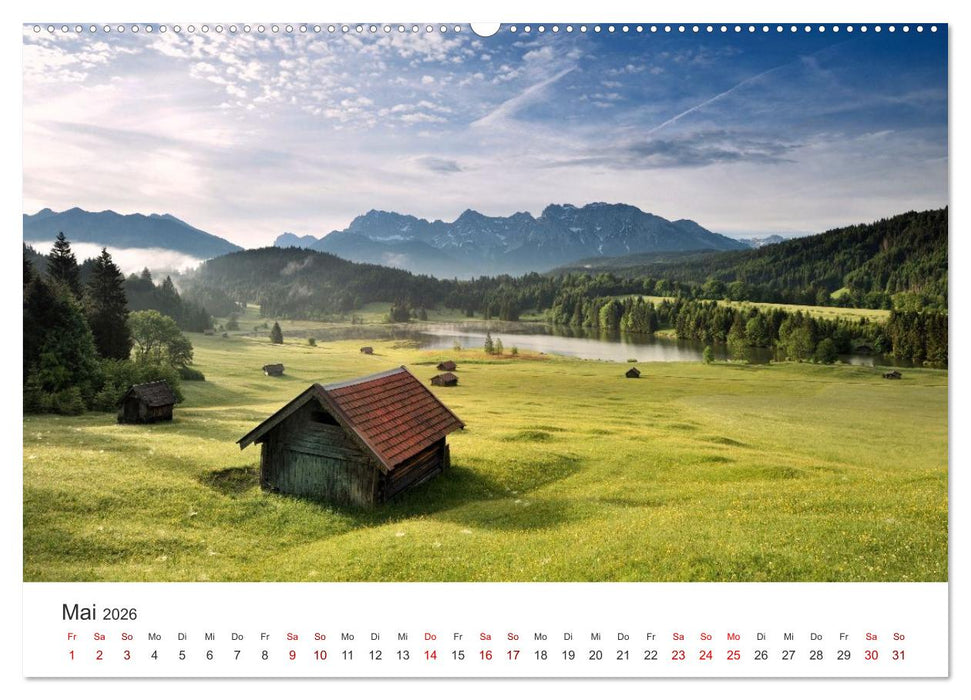 Deutschlands Landschaften 2026 – Von der Küste bis zu den Alpen (CALVENDO Wandkalender 2026)