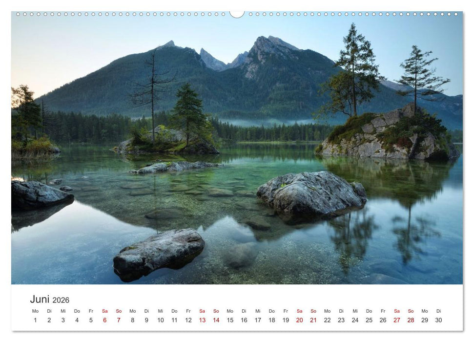 Deutschlands Landschaften 2026 – Von der Küste bis zu den Alpen (CALVENDO Wandkalender 2026)