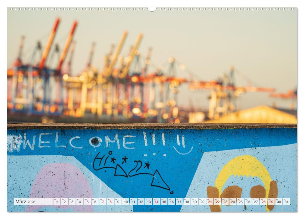 Buntes Hamburg (CALVENDO Wandkalender 2026)