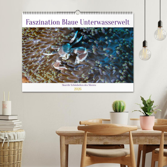 Faszination blaue Unterwasserwelt (CALVENDO Wandkalender 2026)