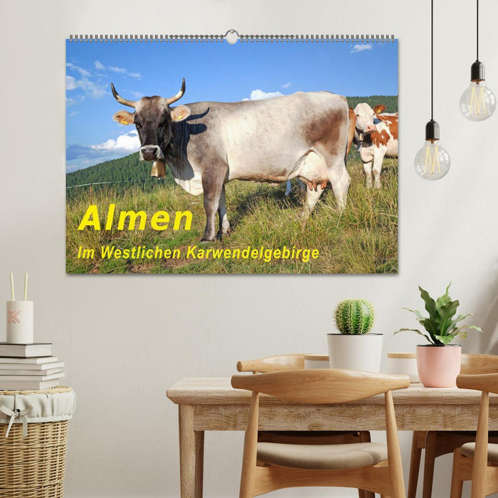 Almen im Westlichen Karwendelgebirge (CALVENDO Wandkalender 2026)