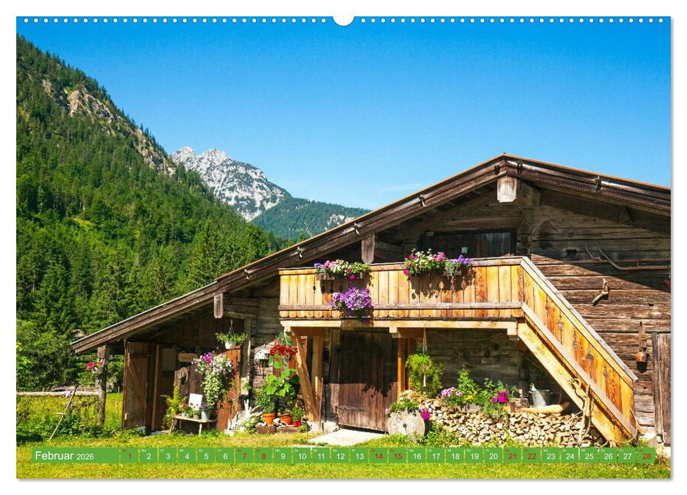 Almen im Westlichen Karwendelgebirge (CALVENDO Wandkalender 2026)