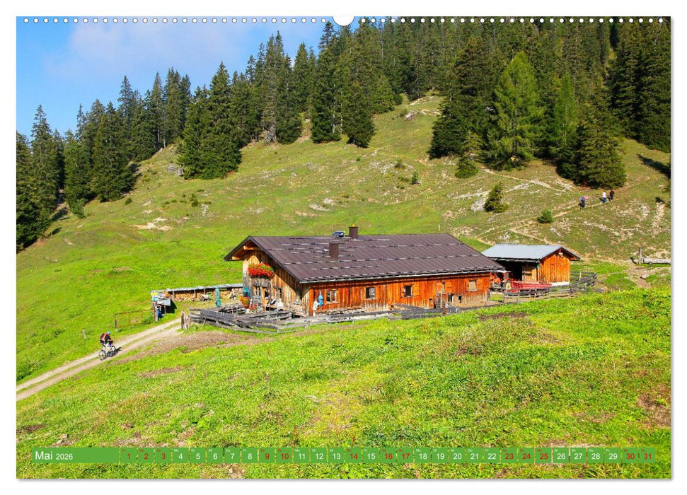 Almen im Westlichen Karwendelgebirge (CALVENDO Wandkalender 2026)