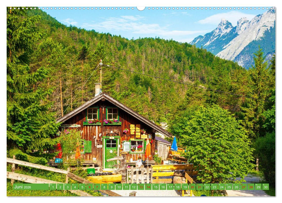 Almen im Westlichen Karwendelgebirge (CALVENDO Wandkalender 2026)