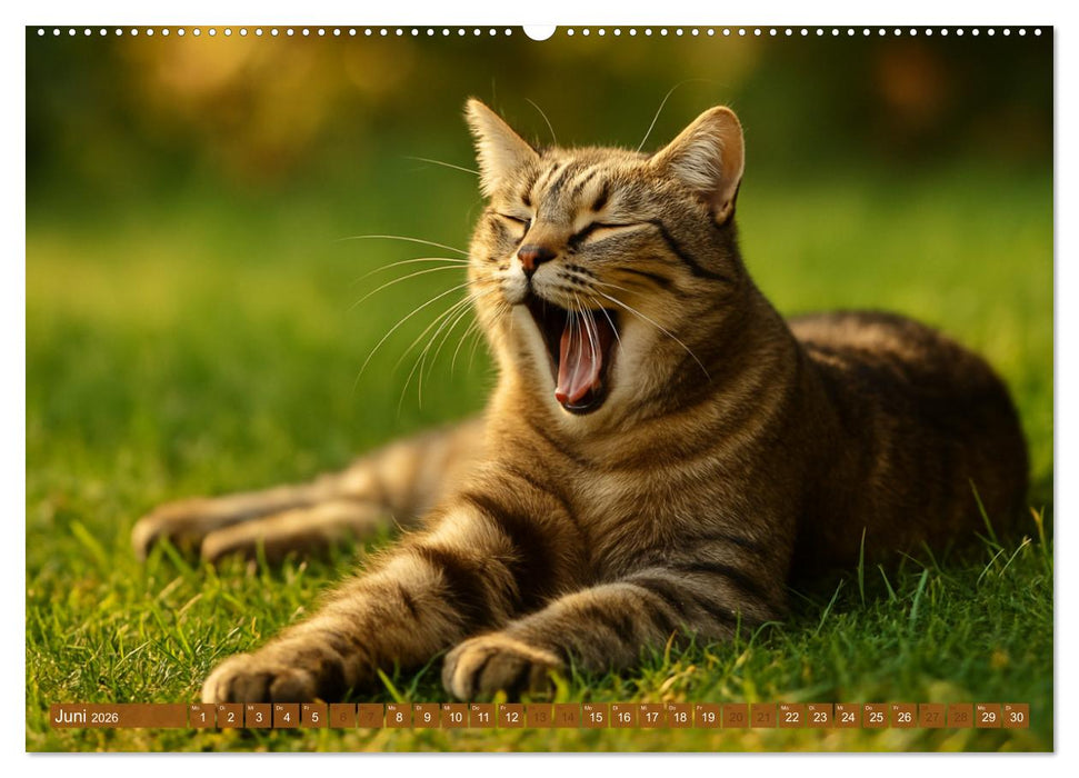 Katzenblicke – Eleganz und Anmut (CALVENDO Wandkalender 2026)