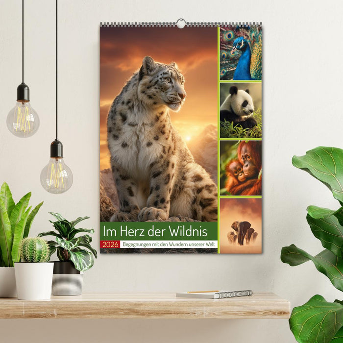 Im Herz der Wildnis (CALVENDO Wandkalender 2026)