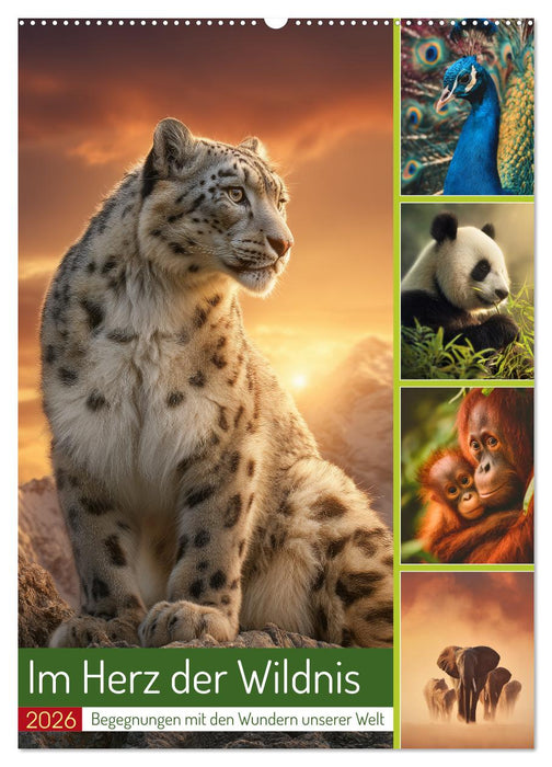 Im Herz der Wildnis (CALVENDO Wandkalender 2026)