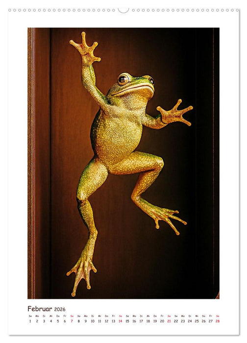 Wer fährt denn da? Ein tierisches Paternoster Vergnügen (CALVENDO Wandkalender 2026)