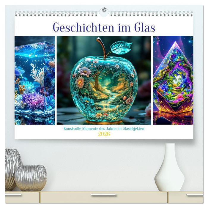 Geschichten im Glas (CALVENDO Premium Wandkalender 2026)