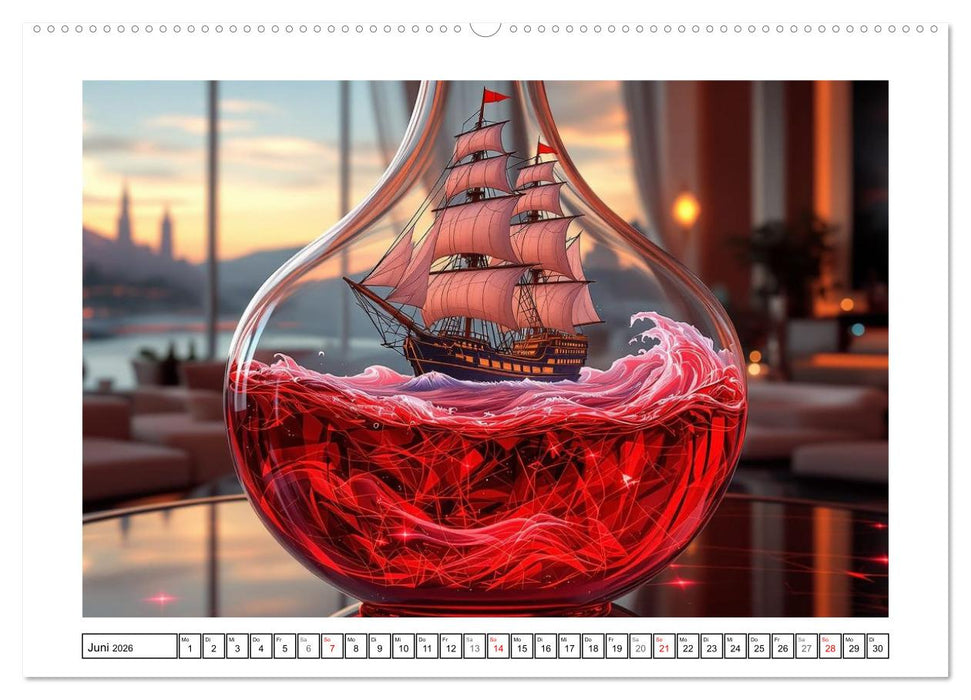 Geschichten im Glas (CALVENDO Premium Wandkalender 2026)