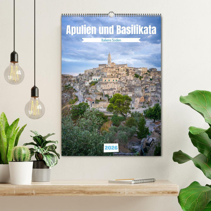 Apulien und Basilikata - Italiens Süden (CALVENDO Wandkalender 2026)